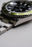 2007 Rolex 16610LV Lime Kermit Submariner - Box and Papers