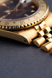 1980 Rolex 16758 gold rootbeer GMT w/ Box.