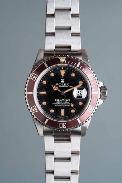 1991 Rolex Tropical "Spitfire" 16610 Submariner