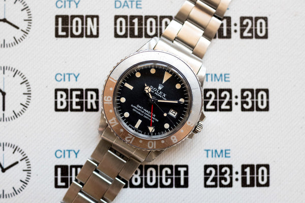 1970 Rolex 1675 GMT w/ MK1 Dial & Tropic 38