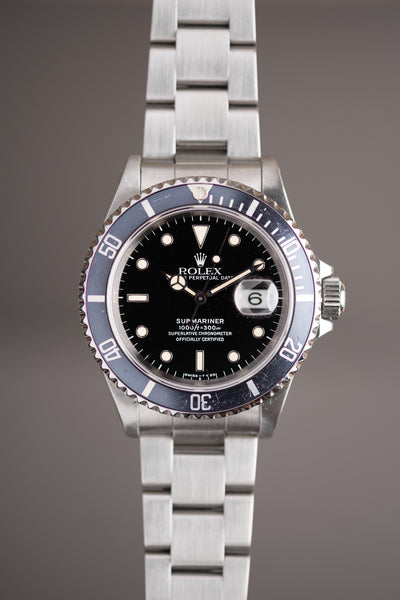 1996 Rolex 16610 - Box and Papers Blue insert